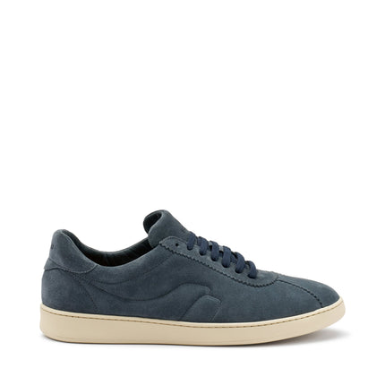 Frau Sneakers Uomo Bassa in Camoscio Blu 24D2 SIBERIA Frau 