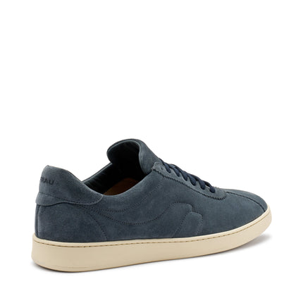 Frau Sneakers Uomo Bassa in Camoscio Blu 24D2 SIBERIA Frau 