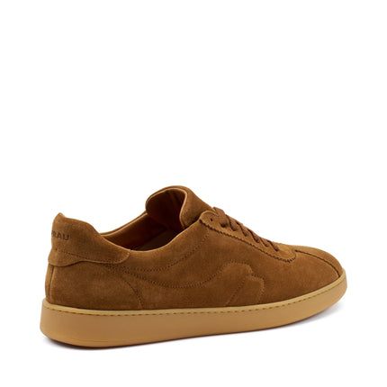 Frau Sneakers Uomo Bassa in Camoscio Cuoio 24D2 TOFFEE Frau 