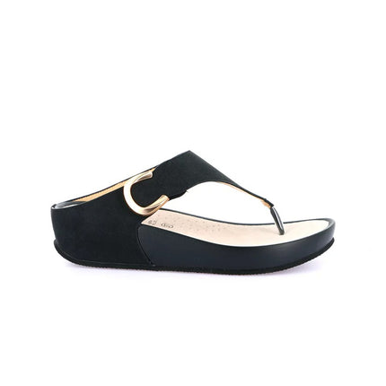 Grunland Infradito Donna con Velcro Nero CI2578 DIRA BLACK Grunland 