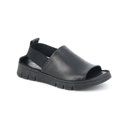 Grunland Sandali Confort in Pelle Nero SA1199 GITA BLACK Grunland 