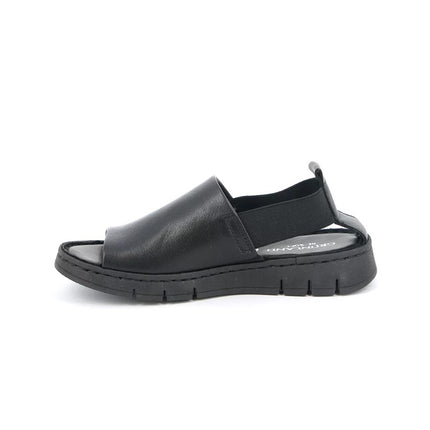 Grunland Sandali Confort in Pelle Nero SA1199 GITA BLACK Grunland 