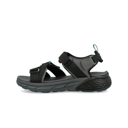 Jeep Sandali Uomo con Doppio Velcro in Tessuto Nero GROOVE SANDAL BLACK Jeep Footwear 