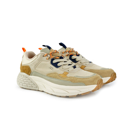 Jeep Sneakers Uomo Camoscio Multicolor Sabbia GROOVE U SAND Jeep Footwear 