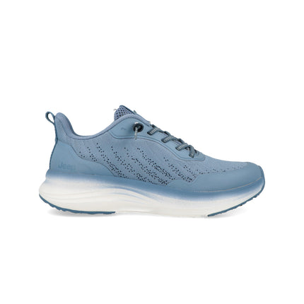 Jeep Sneakers Running Donna Tessuto Blu Extra Lite LIME BLUE Jeep Footwear 
