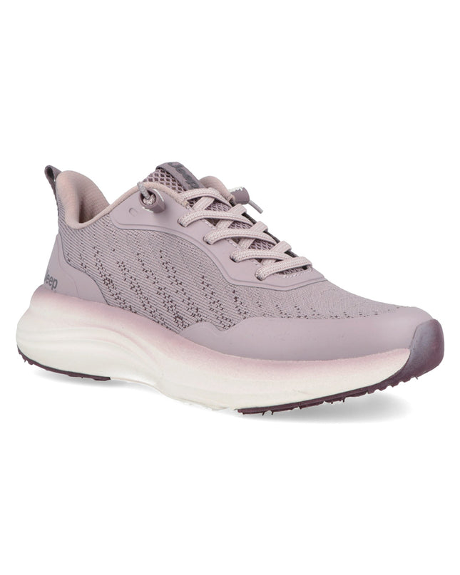 Jeep Sneakers Running Donna Tessuto Lilla Extra Lite LIME LILAC Jeep Footwear 