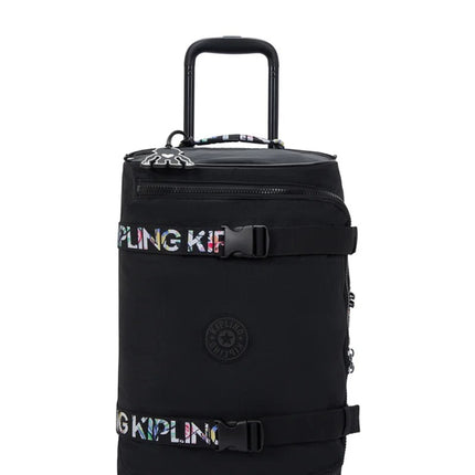 Kipling Trolley Valigia Bagaglio a Mano 2 Ruote AVIANA S BLACK NOIR PLUS Kipling 