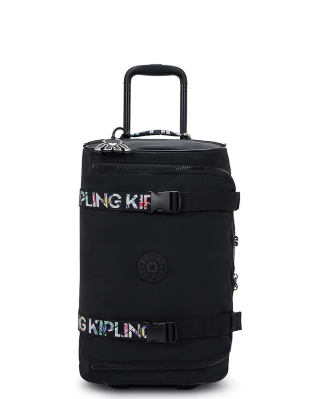 Kipling Trolley Valigia Bagaglio a Mano 2 Ruote AVIANA S BLACK NOIR PLUS Kipling 