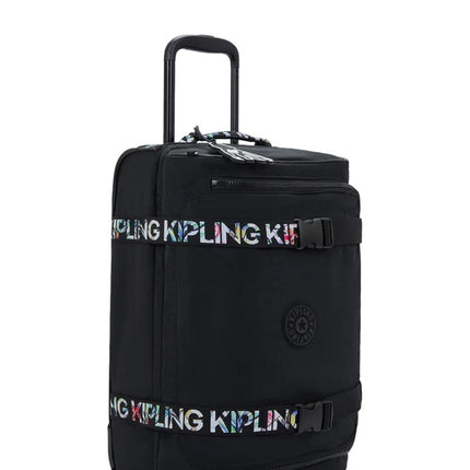 Kipling Trolley Valigia Bagaglio a Mano 2 Ruote AVIANA S BLACK NOIR PLUS Kipling 