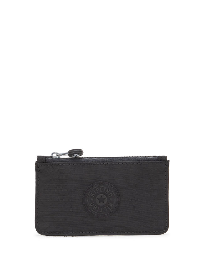 Portacarte con Zip in Tessuto Nero CAMILO BLACK NOIR Kipling 