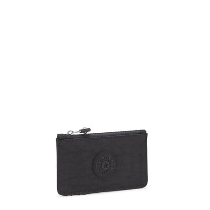 Portacarte con Zip in Tessuto Nero CAMILO BLACK NOIR Kipling 