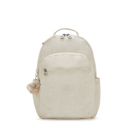 Kipling Zaino Porta Computer 15 Pollici Beige SEOUL HIDEWAY BEIGE Kipling 