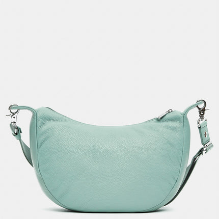 Mandarina Duck Borsa in Pelle Verde Acqua con Tracolla FZT03 MELLOW LEATHER ICEBERG GREEN Mandarina Duck 