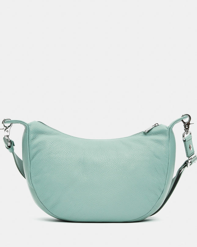 Mandarina Duck Borsa in Pelle Verde Acqua con Tracolla FZT03 MELLOW LEATHER ICEBERG GREEN Mandarina Duck 