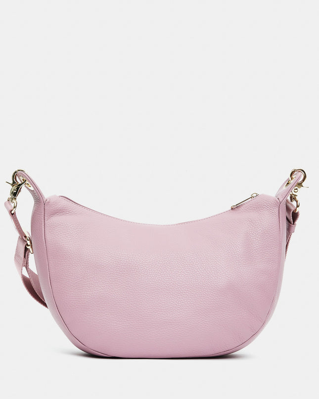 Mandarina Duck Borsa in Pelle Lilla con Tracolla FZT03 MELLOW LEATHER LILAC ROSE Mandarina Duck 
