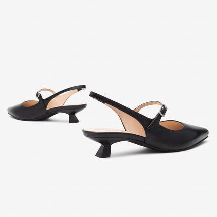 Nero Giardini Chanel a Punta in Nera Tacco Rocchetto E5122600DE NERO 100 Nero Giardini 