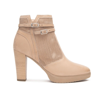 Nero Giardini Stivaletti Donna in Pelle Tacco Alto e Plateau E512680D CHAMPAGNE 439 Nero Giardini 