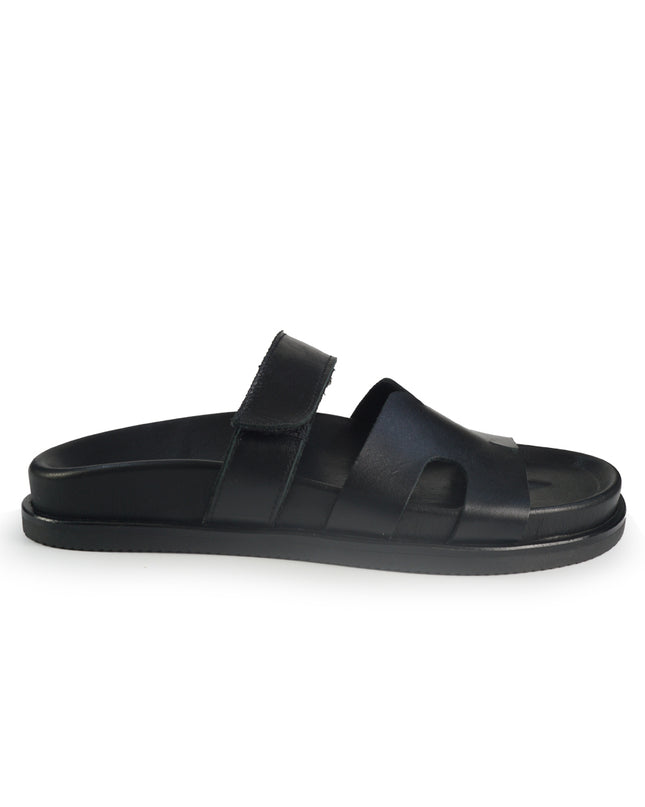 Tsakiris Mallas Sandali Donna con Plantare in Pelle Nero 956 KIMOLOS BLACK Tsakiris Mallas 