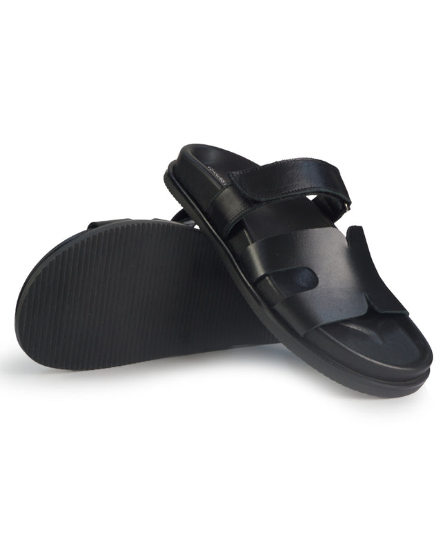 Tsakiris Mallas Sandali Donna con Plantare in Pelle Nero 956 KIMOLOS BLACK Tsakiris Mallas 