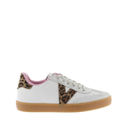 Victoria Sneakers Donna Bassa Pelle Bianco Animalier 1126204 BERLIN HIELO Victoria 