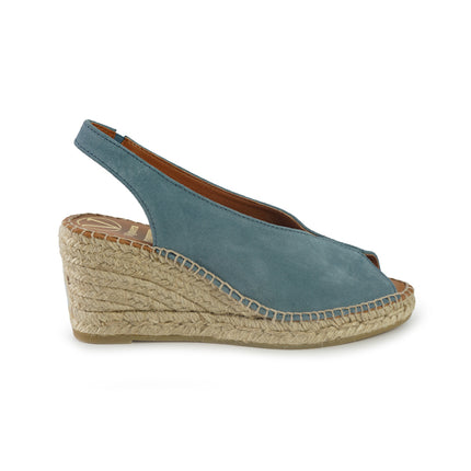 Viguera Espadrillas Alta in Camoscio Jeans 2127 JEANS Viguera 