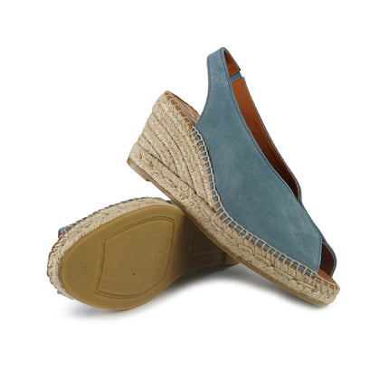 Viguera Espadrillas Alta in Camoscio Jeans 2127 JEANS Viguera 