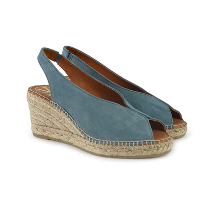 Viguera Espadrillas Alta in Camoscio Jeans 2127 JEANS Viguera 