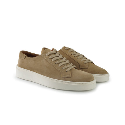 Vueva Sneakers Bassa Uomo in Camoscio Beige MS638R05 BEIGE Vueva 