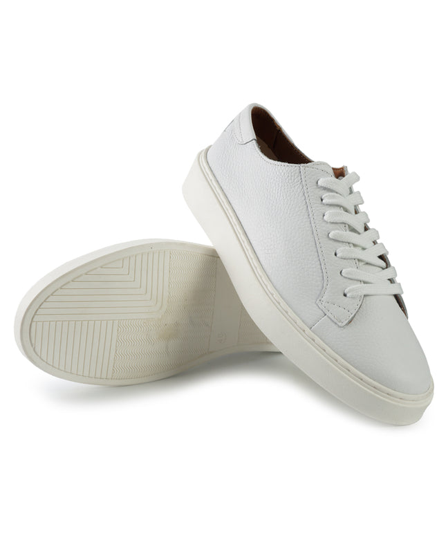 Vueva Sneakers Bassa Uomo in Pelle Bianca MS638R05 WHITE Vueva 