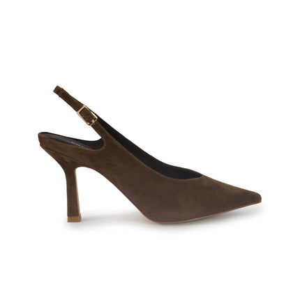 Bruno Premi Mary Jane Sling Back Tacco Stiletto in Camoscio Tabacco BN0403X CAMOSCIO Bruno Premi 