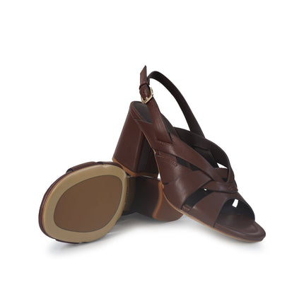 Bruno Premi Sandalo Donna in Pelle Corteccia Marrone BN4609X CALF MARRONE Bruno Premi 