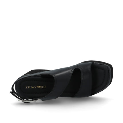 Bruno Premi Sandalo Donna con Plateau in Pelle Nera BN6703X BLACK Bruno Premi 