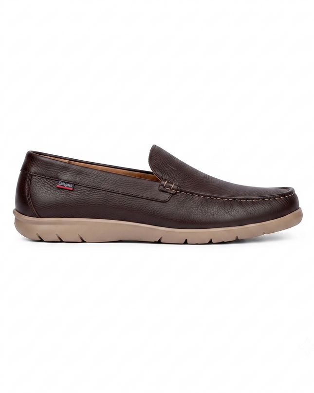 Callaghan Mocassini Uomo in Pelle Marrone 18001 TENGER MARRON Callaghan 
