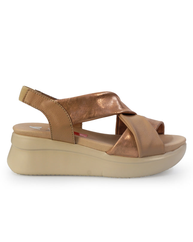 Callaghan Sandali Donna con Zeppa Platform in Pelle Laminata Rosa 29930 LLANA PINK Callaghan 