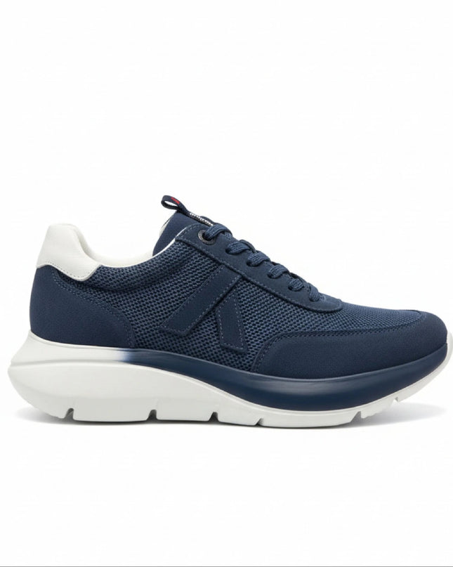 Callaghan Sneakers Algoritmo Uomo in Camoscio e Tessuto Blu 61205 ALGORITMO OCEAN Callaghan 