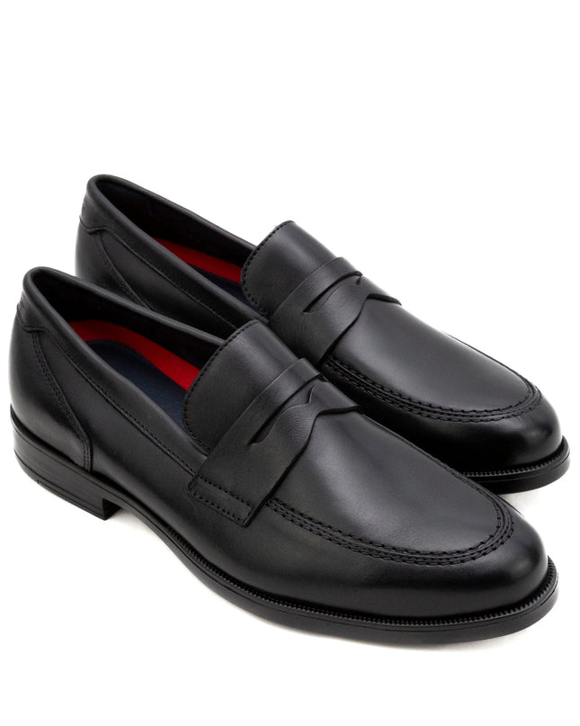 Callaghan Adaptaction Mocassino College Uomo in Pelle Nera 63302 VITORIO NEGRO Callaghan 