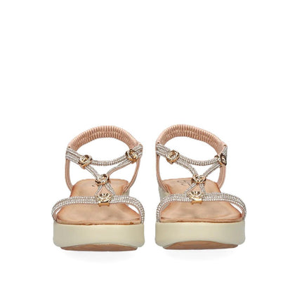 Exe Sandli Confort Donna con Zeppa Laminato Rosa Gold BZX23170-P21 LAMINATO Exe 