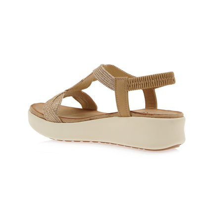 Exe Sandli Confort Donna con Zeppa Laminato Rosa Gold BZX23170-QD25 LAMINATO Exe 