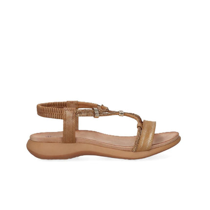 Exe Sandalo Confort Basso Donna Laminato Bronzo BZX47962-4 LAMINATO Exe 