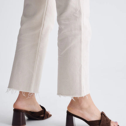 Exe Sandalo Sabot Donna con Tacco Alto in Camoscio Testa di Moro VENETO 576 BROWN Exe 