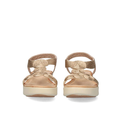 Exe Sandli Confort Donna con Zeppa Laminato Rosa Gold ZFB1951-H12 LAMINATO Exe 