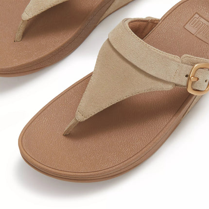 FitFlop Sandali Donna con Fibbia in Pelle Scamosciata Beige A4J-923 LULU CAPPUCCINO FitFlop 