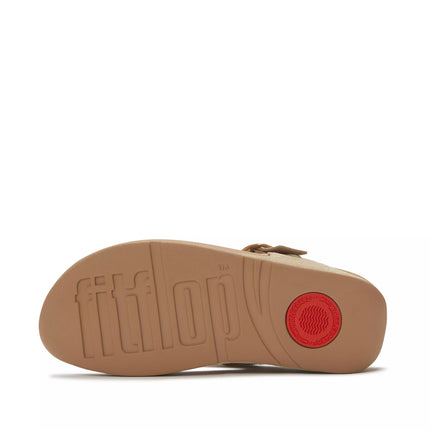 FitFlop Sandali Donna con Fibbia in Pelle Scamosciata Beige A4J-923 LULU CAPPUCCINO FitFlop 
