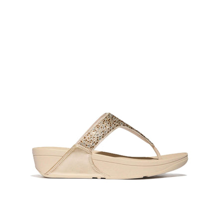 FitFlop Sandali Donna Infradito con Micro Strass Platino A4L-675 LULU STONE STRASS FitFlop 