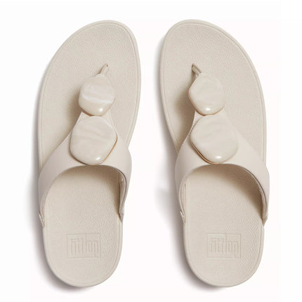 FitFlop Sandali Donna Infradito Bianco con Pietre A4T-C15 LULU STONE FitFlop 