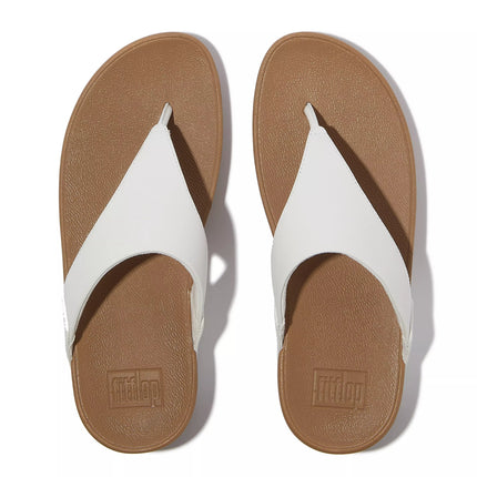 FitFlop Sandali Donna Infradito in Pelle Bianco I88-024 LULU WHITE FitFlop 