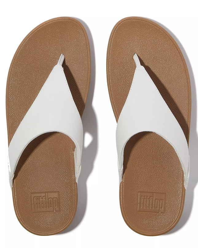 FitFlop Sandali Donna Infradito in Pelle Bianco I88-024 LULU WHITE FitFlop 