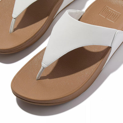 FitFlop Sandali Donna Infradito in Pelle Bianco I88-024 LULU WHITE FitFlop 