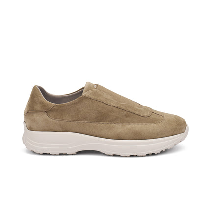 Frau Slip On Sneakers da Uomo in Camoscio Sand Sabbia 09B7 SUEDE Frau 