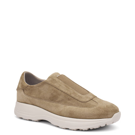 Frau Slip On Sneakers da Uomo in Camoscio Sand Sabbia 09B7 SUEDE Frau 